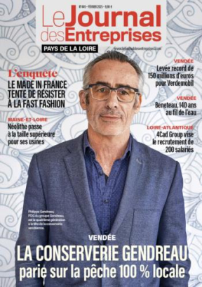 La conserverie Gendreau parie sur la pêche 100% locale - Le Journal des Entreprises Pays de la Loire - Février 2025