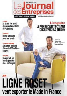 Ligne Roset veut exporter le Made in France - Le Journal des Entreprises Auvergne Rhône-Alpes - Mars 2025