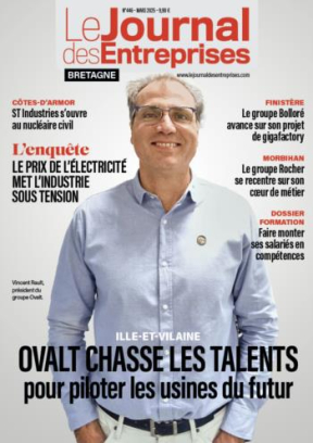 Ovalt chasse les talents pour piloter les usines du futur - Le Journal des Entreprises Bretagne - Mars 2025