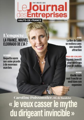 Caroline Poissonnier : "Je veux casser le mythe du dirigeant invincible" - Le Journal des Entreprises Hauts-de-France - Avril 2025