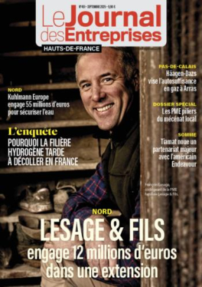 Lesage & Fils engage 12 millions d'euros dans une extension - Le Journal des Entreprises Hauts-de-France - Septembre 2025