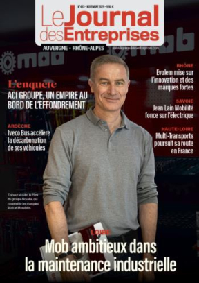 Mob ambitieux dans la maintenance industrielle - Le Journal des Entreprises Auvergne Rhône-Alpes - Novembre 2025