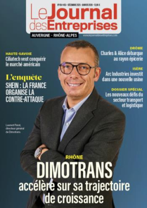 Dimotrans accélère sur sa trajectoire de croissance - Le Journal des Entreprises Auvergne Rhône-Alpes - Décembre-Janvier 2026