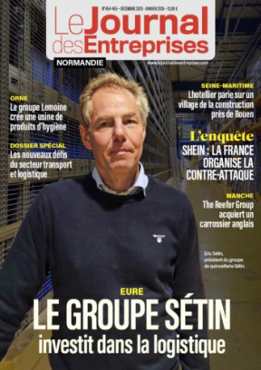 Le groupe Sétin investit dans la logisitique - Le Journal des Entreprises Normandie - Décembre-Janvier 2026