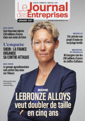 Lebronze Alloys veut doubler de taille en cinq ans - Le Journal des Entreprises Grand Est - Décembre-Janvier 2026