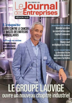 Le groupe Lauvige ouvre un nouveau chapitre industriel - Le Journal des Entreprises Région Sud - Février 2026