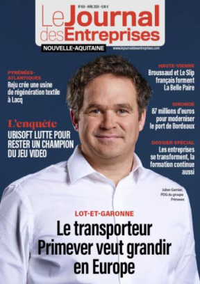 Le transporteur Primever veut grandir en Europe - Le Journal des Entreprises Nouvelle-Aquitaine - Avril 2026