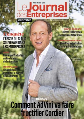 Comment AdVini va faire fructifier Cordier - Le Journal des Entreprises Occitanie - Mai 2026