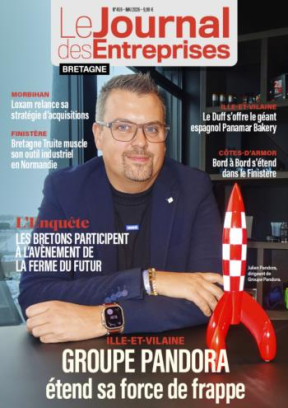 Le Groupe Pandora étend sa force de frappe - Le Journal des Entreprises Bretagne - Mai 2026