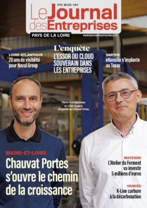 Chauvat Portes s'ouvre le chemin de la croissance - Le Journal des Entreprises Pays de la Loire - Mai 2026