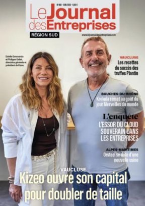 Kizeo ouvre son capital pour doubler de taille - Le Journal des Entreprises Région Sud - Juin 2026
