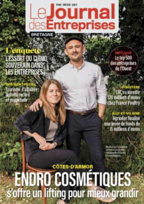 Endro Cosmétiques s'offre un lifting pour mieux grandir - Le Journal des Entreprises Bretagne - Juin 2026