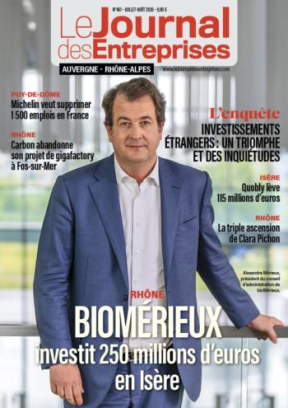 Biomérieux investit 250 millions d'euros en Isère - Le Journal des Entreprises Auvergne Rhône-Alpes - Juillet-Août 2026