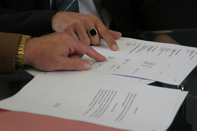 Signature de contrat