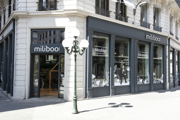 La boutique Miliboo de Lyon fait partie des trois points de vente que possède la marque en France.