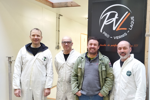 Sébastien Fablet et son équipe de PVL s’appuient sur un outil de production complet en laquage et vernissage.