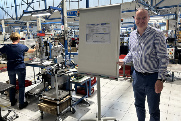 Eric Julien, le PDG de Sotralu Group, a impulsé le lean manufacturing depuis son arrivée en 2020, pour améliorer les flux de productions au sein du groupe basé à Muret (Haute-Garonne).