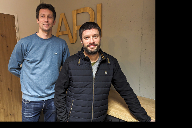 Frédéric Le Grand (à gauche) et son frère Yann sont à la tête du Groupe API, le premier s’occupant plutôt de la gestion et de l’ordonnancement, le second de la technique et du commercial.