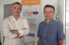Luc Jacquet, l'un des deux cofondateurs de Boostheat (à gauche), et son directeur industriel Jean-Luc Margand.