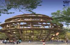 La sphère sera réalisée par la société allemande inMotion Park, spécialiste des installations de loisirs naturelles.