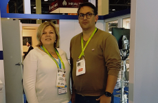 Isabelle Cambreleng, directrice marketing du groupe d'électronique médicale Visiomed Group, et Tristan Piron, référent numérique du Groupe La Poste en Pays de la Loire.