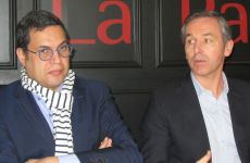 Jean-Charles Charrier (à droite), président de Rebond 35, et Karim Essemiani, fondateur de la plateforme de financement participative Gwenneg.