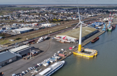 Idéol a mis au point la première éolienne en mer de France avec le démonstrateur Floaten, inauguré en octobre dernier sur la côte atlantique au Croisic.