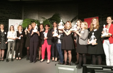 Les lauréates et finalistes des Trophées des femmes de l'économie en Bretagne et Pays de la Loire. 