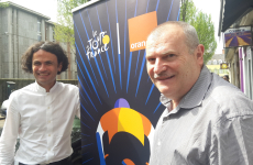 Pierre Jacobs, directeur régional Orange Bretagne et Pays de la Loire en compagnie d'Henri Terreaux, directeur de projets évènementiels pour Orange. 