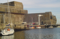 L'ancienne base sous marine de Lorient.