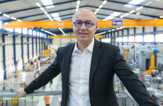 Jean-Michel Renaudeau, PDG de Sepro, fabricant de robots industriels à la Roche-sur-Yon (Vendée).