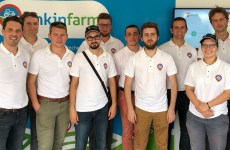 L’équipe de la start-up Linkinfarm, dans le Calvados.