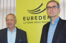 Georges Galardon, président de Triskalia, et Alain Perrin, directeur général de d'aucy