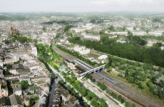 Le pôle multimodal de la gare de Quimper sera prêt en 2024. 