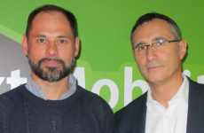 Didier Houal et Pascal Roux, cofondateurs de la PME spécialisée dans l'autopartage Mobility Tech Green, basée à Rennes.