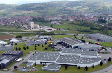 Site de production du groupe allemand de robinetterie sanitaire Hansgrohe à Wasselone, en Alsace