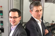 Christophe Turpin (à gauche) et Cyril Gagnepain (à droite), cofondateurs de la jeune pousse H2Pulse.