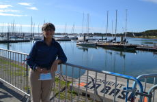 Cathy Millien, directrice de la communication, confirme l'ancrage de Plastimo à Lorient avec la livraison du nouveau siège social en 2021. 