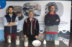 Un parti de l’équipe d’Alegina, une des entreprises lauréate du label de l’association Ruptur, dont l’activité consiste à recycler les coquilles d’huître pour les transformer en porcelaine.
