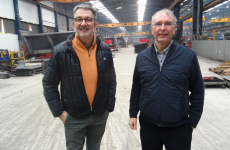 Hervé Biche (à gauche), PDG de Sodimac, et Xavier Trotel, directeur opérationnel, ont lancé un plan ambitieux pour l’entreprise, baptisé Agri 2025.