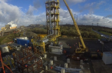L’unité pilote de captage de CO2 est implantée au sein d’une tour de 22 mètres sur le site d’ArcelorMittal à Dunkerque.
