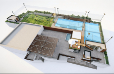 Le futur complexe multisport Ultra s’étendra sur 1 500 mètres carrés sur le toit du centre commercial Polygone Riviera à Cagnes-sur-Mer.