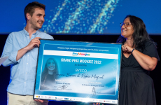 Robin Maquet et Florence Baron, cofondateurs de Bysco, lauréats du Grand Prix Moovjee 2022.