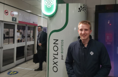 Romain Dhenin est le cofondateur de Bioteos. Leur dispositif de filtration de l'air Oxylon est en test dans le métro lillois.