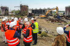 La société Valgo à Petit-Couronne (Seine-Maritime), a investi plus de 60 millions d'euros pour dépolluer l'ancien site de Petroplus.