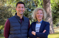 Les deux fondateurs de L’Empreinte, Laurent Bocahut et Mélinda Dubreucq, se sont rencontrés en mai 2021 et ont lancé leur start-up un mois après.