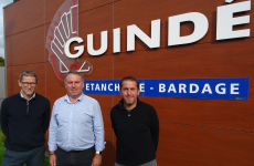 De gauche à droite, l’équipe dirigeante de Guindé : Jean-Pierre Bellec, Jérôme Guindé et Régis Guindé.