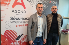 Le dirigeant d’Ascnd et de C2i, Thierry Gigout, est épaulé par Romain Schwob (à droite), directeur du développement stratégique, pour faire jouer les synergies entre les activités du nouveau groupe Ascnd.
