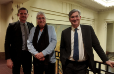 Alban Ragani (Medef Morbihan), Claude Dozoul (CPME Morbihan) et Philippe Rouault (CCI du Morbihan) choisissent résolument la carte de l’union pour affronter les difficultés économiques actuelles.