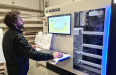 Fin janvier, une machine à commande numérique est venue compléter l’outil de production de la Menuiserie Baldini.